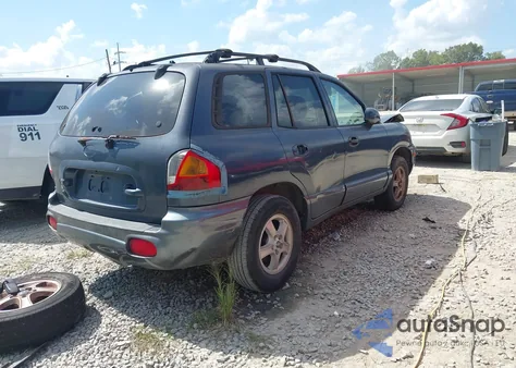 2004 Hyundai Santa Fe from USA, damaged, VIN KM8SB12B44U833530